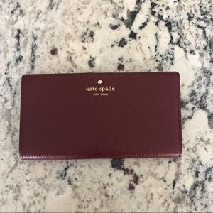 Kate Spade Burgundy Wallet